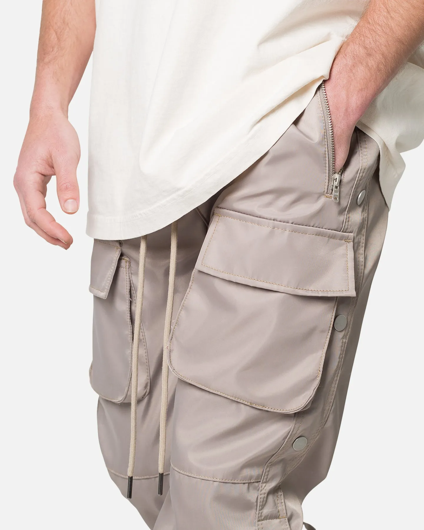 MNML Snap Front Cargo Pants Grey sold by Culture Kings product image thumbnail 5