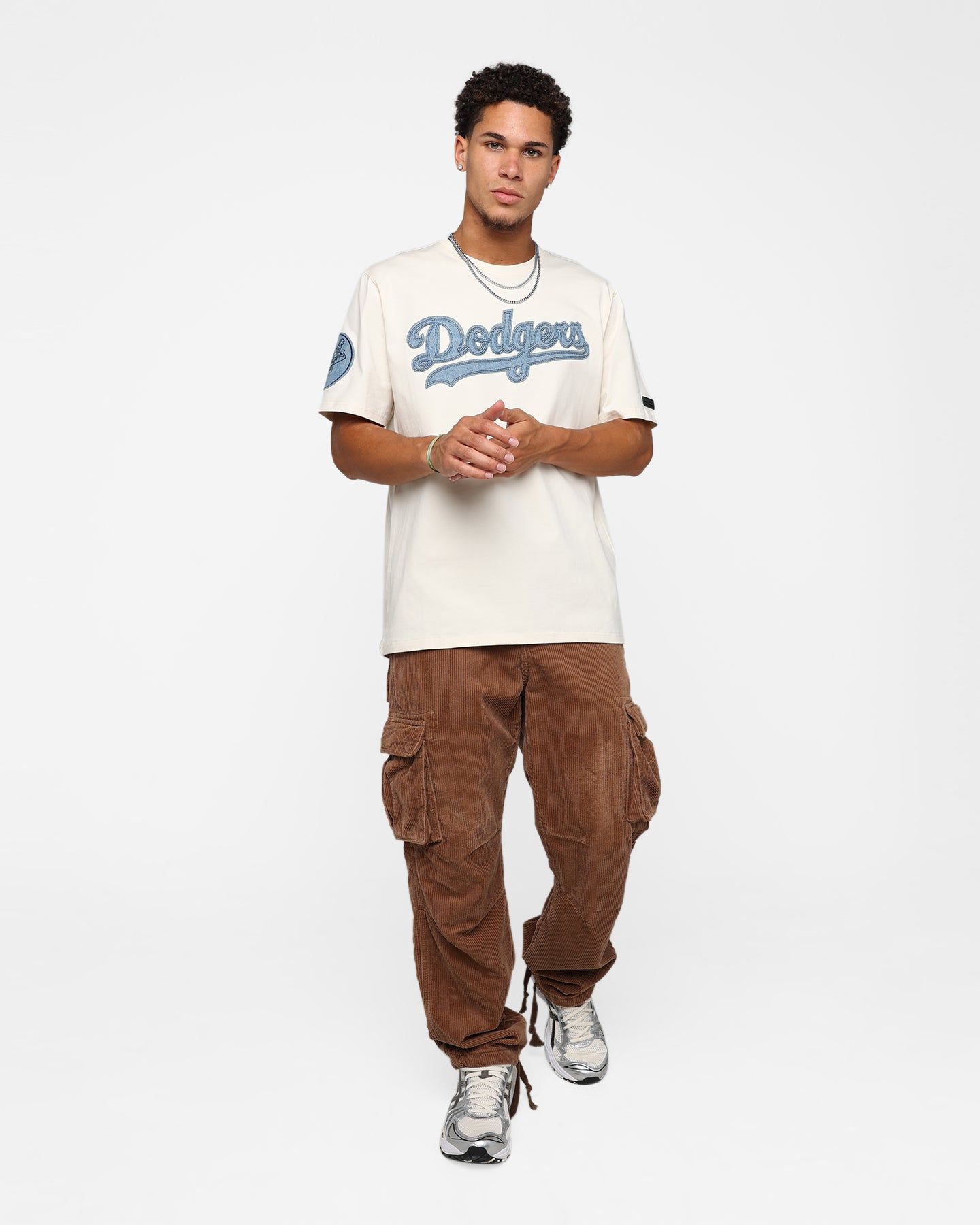 Pro Standard Los Angeles Dodgers Varsity Blue T-Shirt Linen sold by Culture Kings product image thumbnail 3