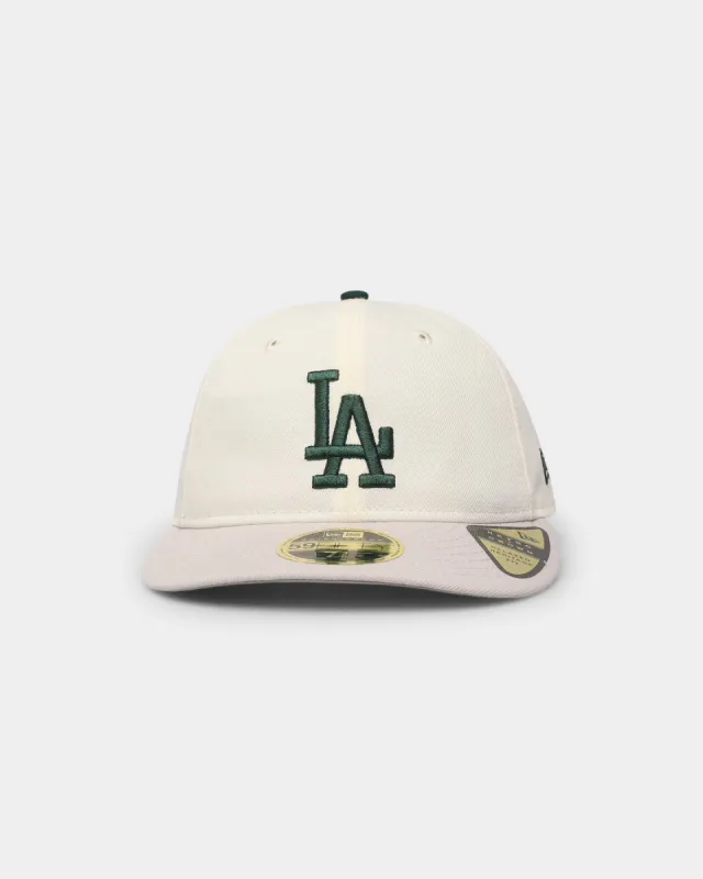 New Era Los Angeles Dodgers 'Chrome White Dark Green' 59FIFTY Retro Crown Fitted Chrome White Dark Green sold by Culture Kings