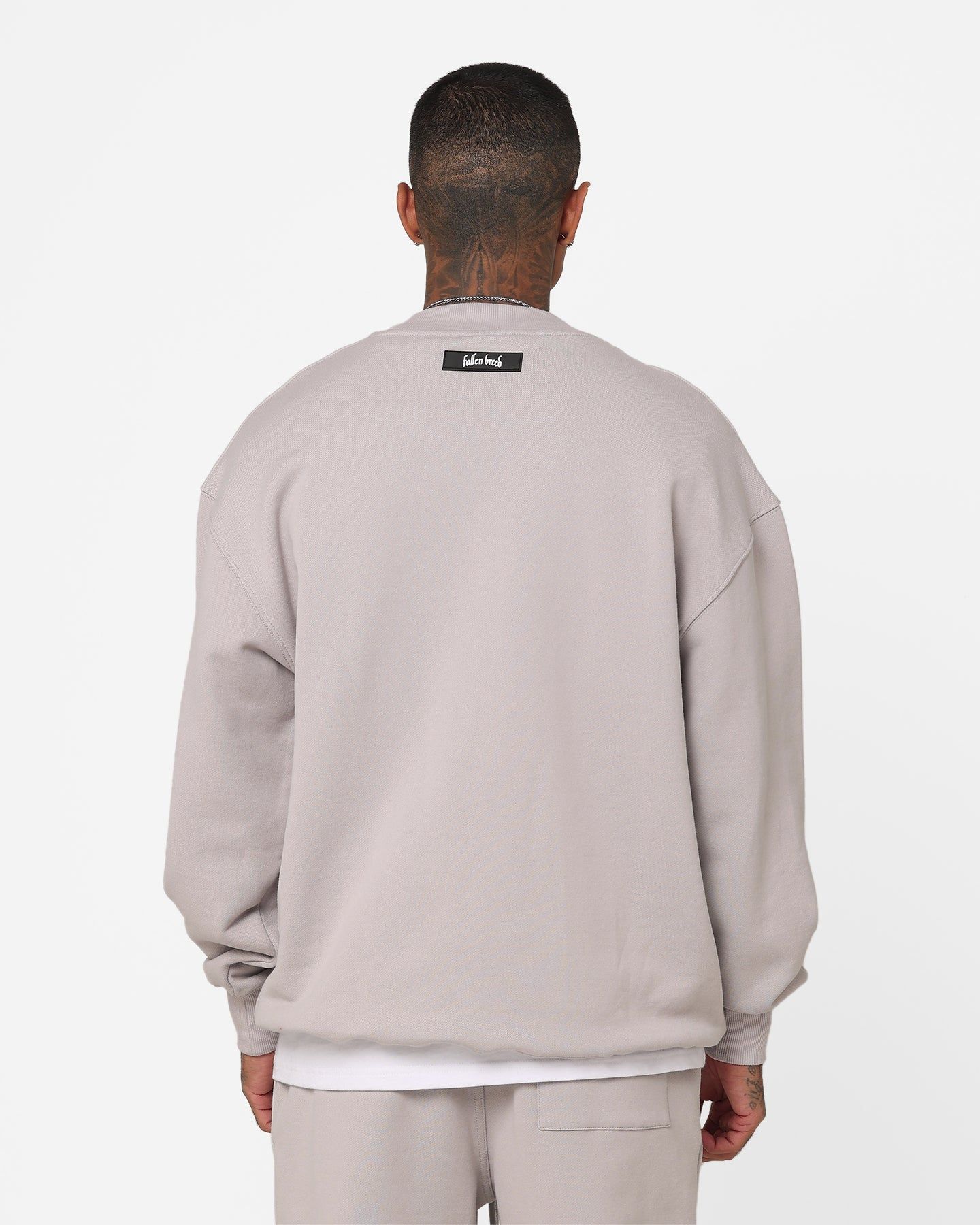 Fallen Breed Logo Crewneck Light Grey sold by Culture Kings product image thumbnail 4