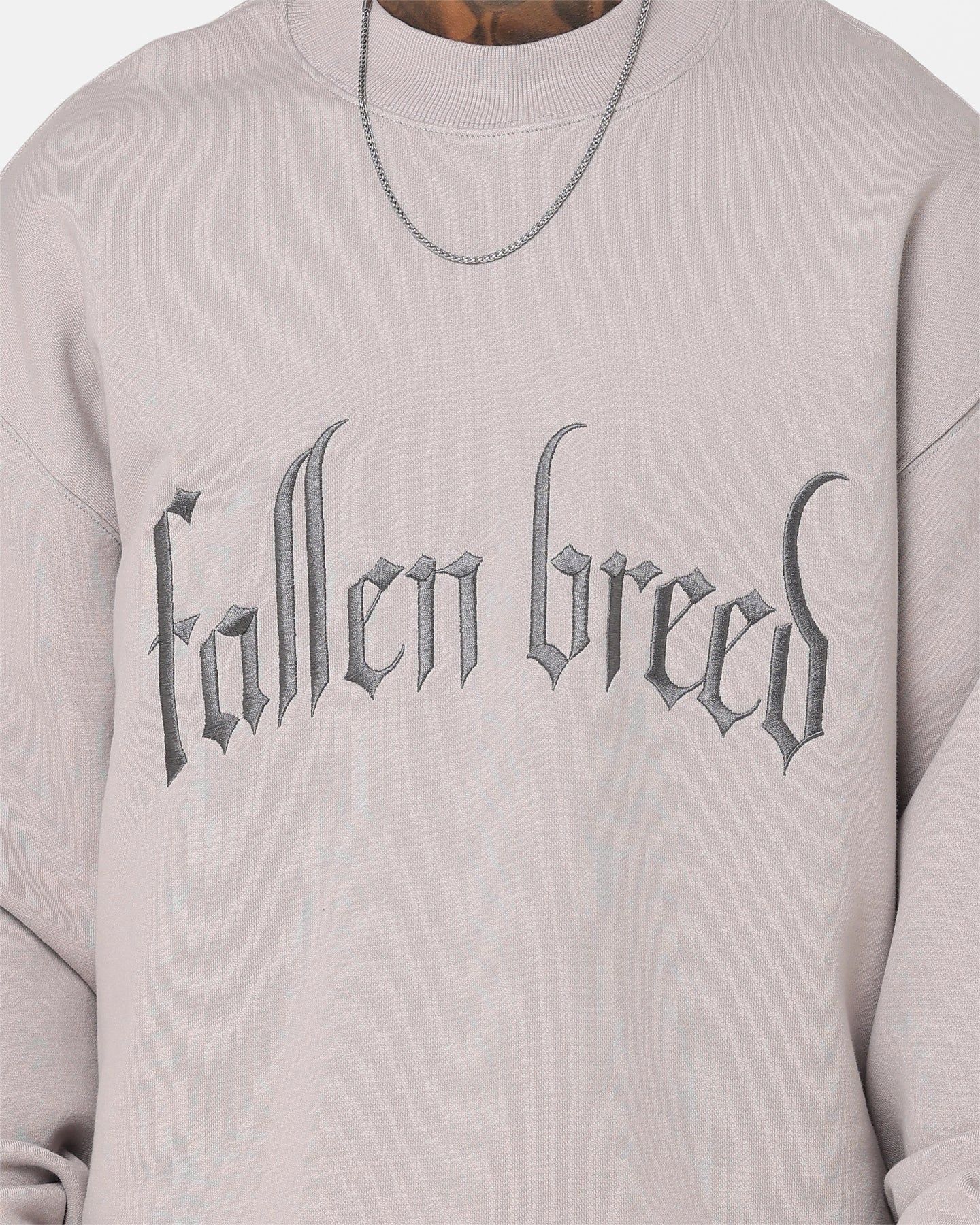 Fallen Breed Logo Crewneck Light Grey sold by Culture Kings product image thumbnail 3