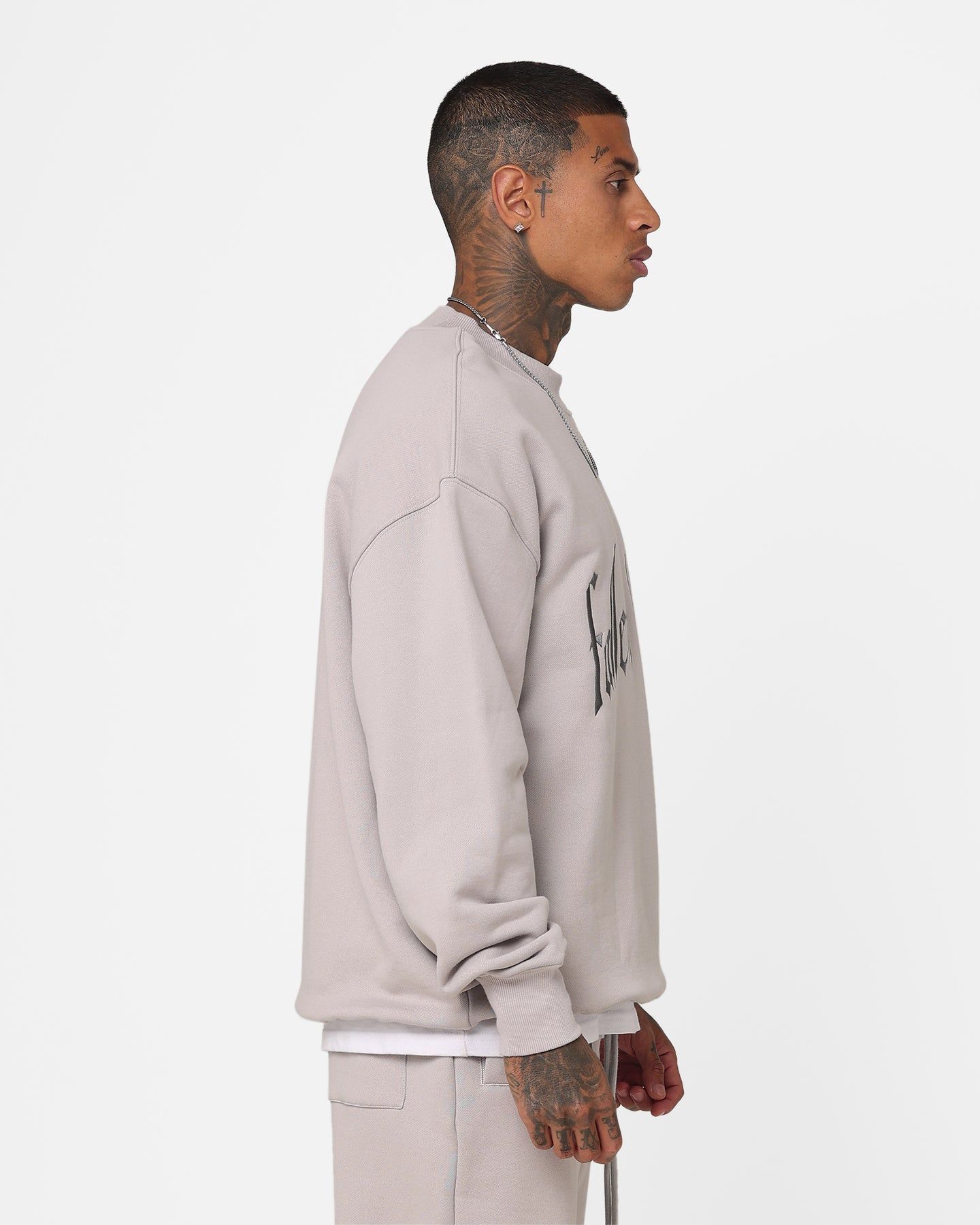 Fallen Breed Logo Crewneck Light Grey sold by Culture Kings product image thumbnail 5