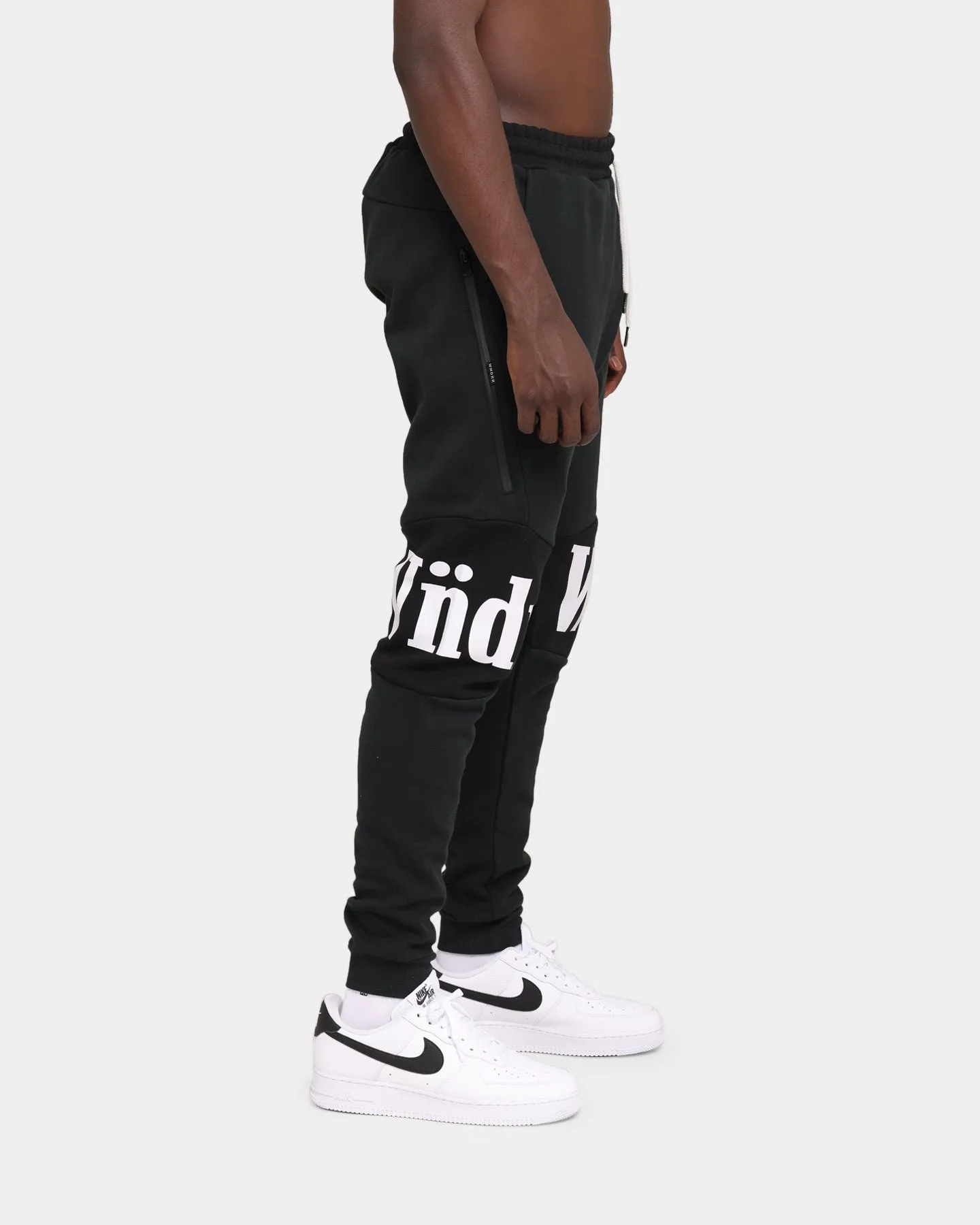 WNDRR Hamilton Tech Track Pant Black sold by Culture Kings product image thumbnail 5