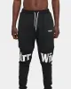 WNDRR Hamilton Tech Track Pant Black sold by Culture Kings
