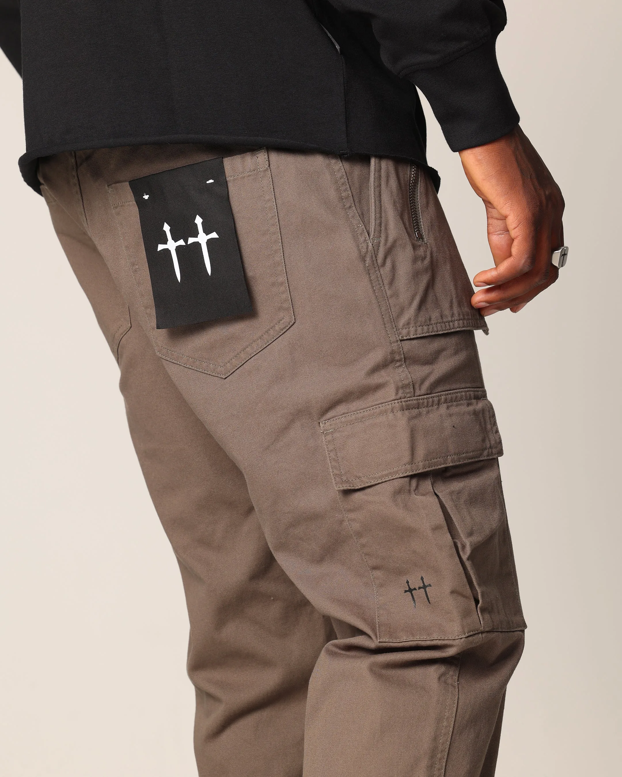 Saint Morta Martial Law Cargo Pants Vintage Khaki sold by Culture Kings product image thumbnail 3