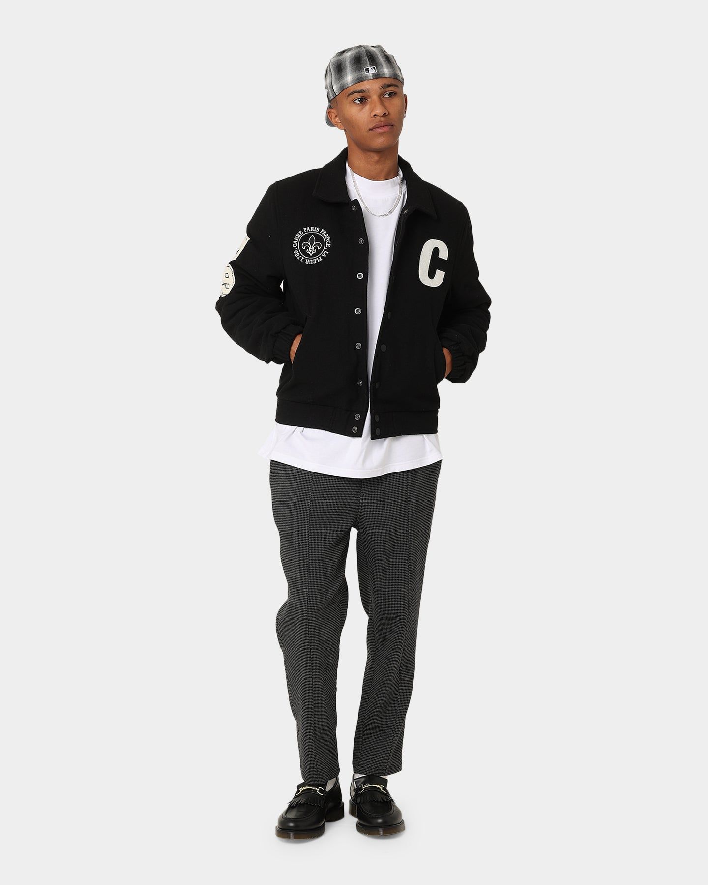 Carre Class Varsity Jacket Black sold by Culture Kings product image thumbnail 3