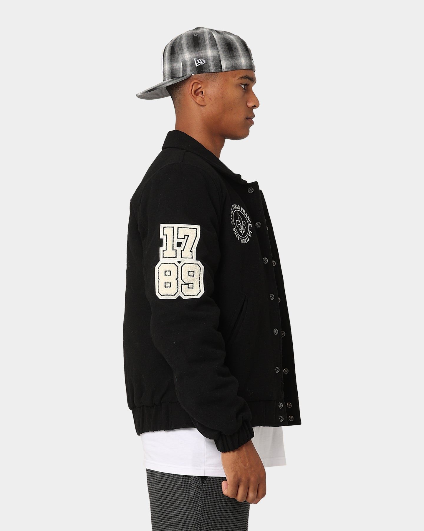 Carre Class Varsity Jacket Black sold by Culture Kings product image thumbnail 6