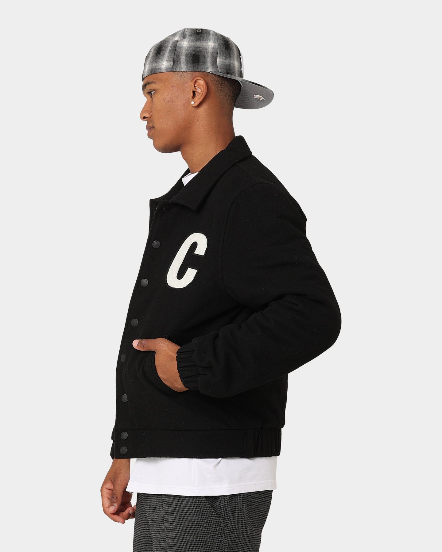 Carre Class Varsity Jacket Black sold by Culture Kings product image thumbnail 7