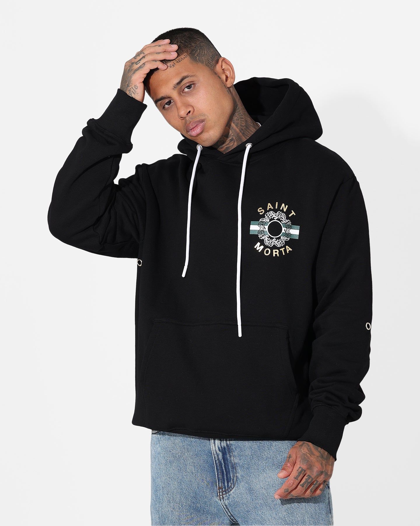 Saint Morta Elemental Hoodie Black sold by Culture Kings product image thumbnail 2