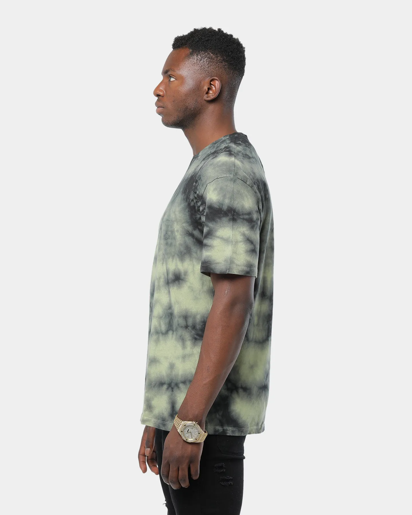 Criminal Damage Splash Tie Dye Tee Fluro Yellow sold by Culture Kings product image thumbnail 4