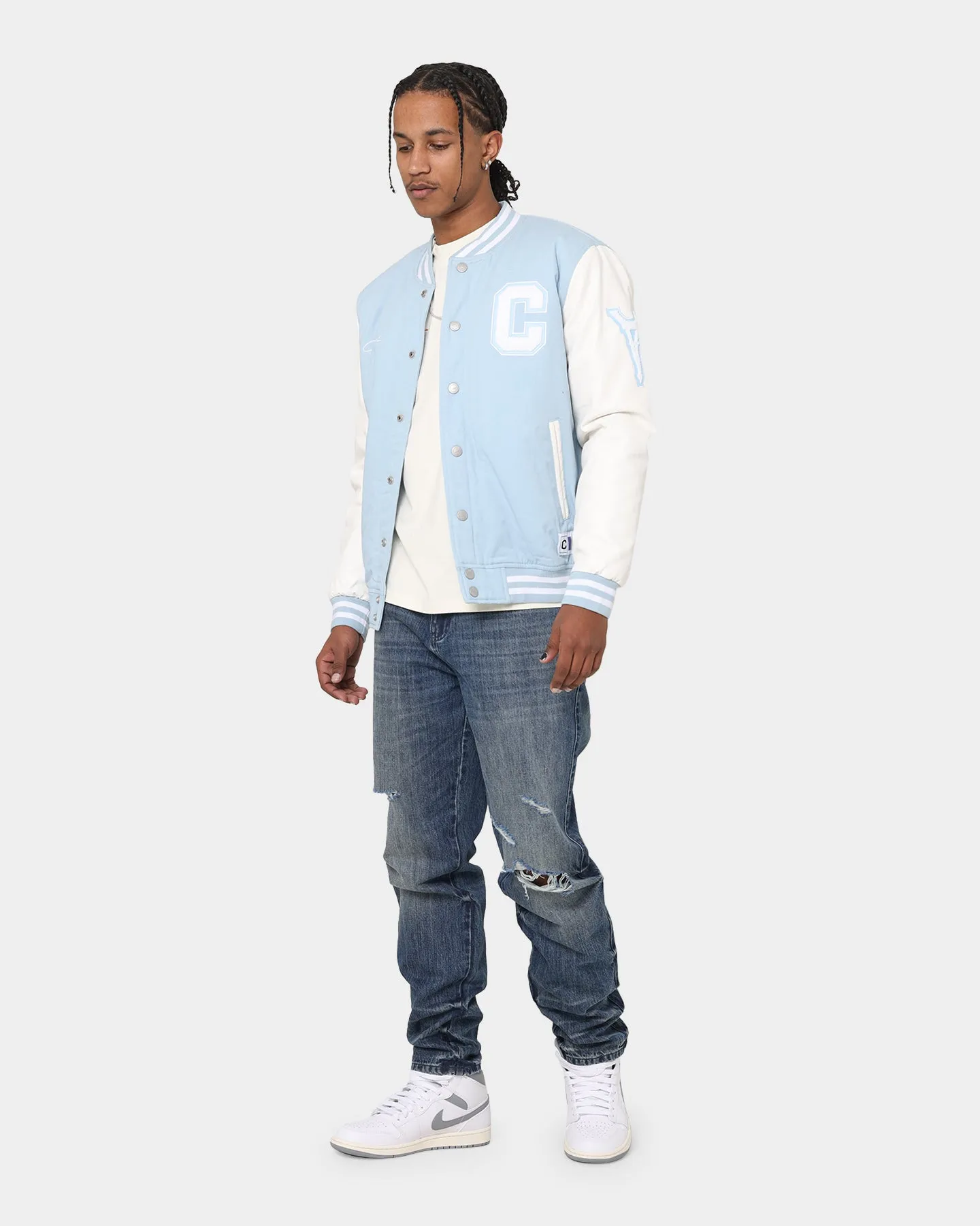 Carre MVP Varsity Jacket Light Blue/White sold by Culture Kings product image thumbnail 4