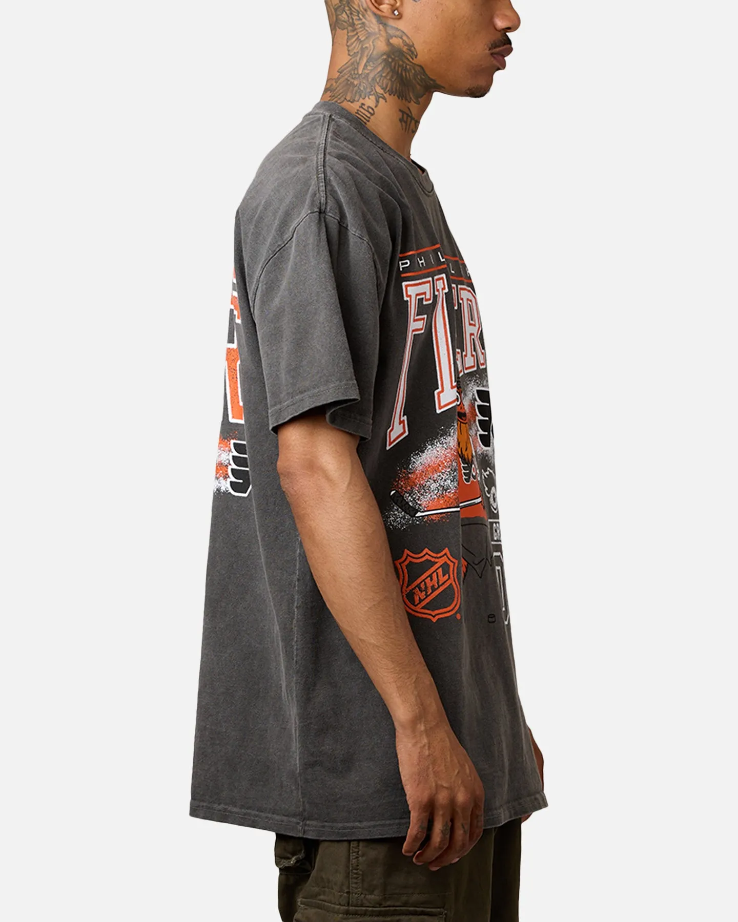 Culture Kings Philadelphia Flyers Mascot Heavyweight T-Shirt Black Wash sold by Culture Kings product image thumbnail 4