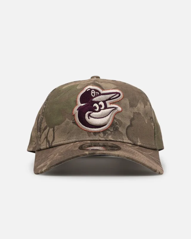 New Era Baltimore Orioles 'Leaf Camo' 9FORTY A-Frame Snapback Leaf sold by Culture Kings