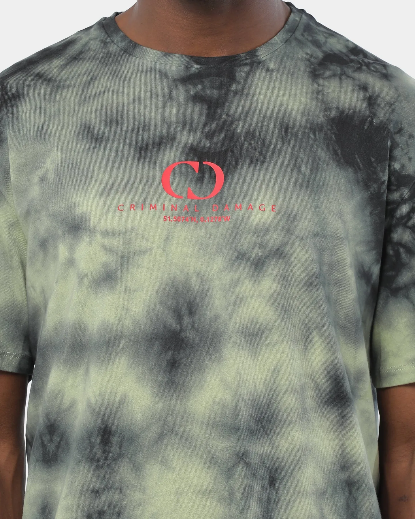 Criminal Damage Splash Tie Dye Tee Fluro Yellow sold by Culture Kings product image thumbnail 5