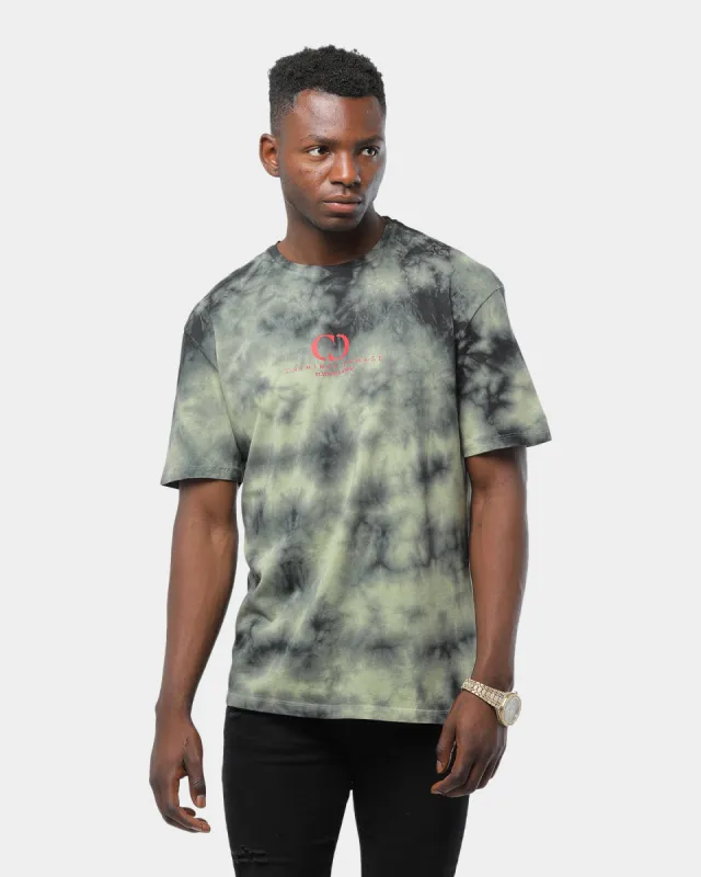 Criminal Damage Splash Tie Dye Tee Fluro Yellow made by Culture Kings