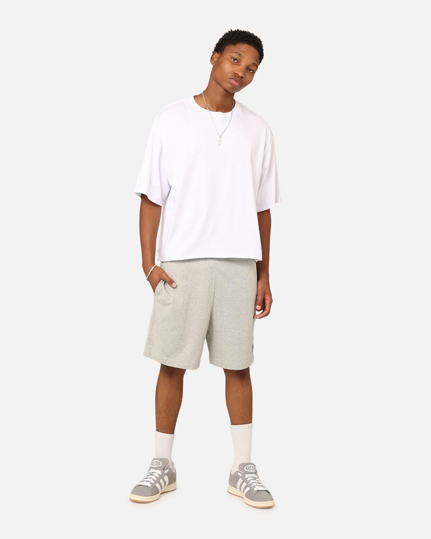 Champion Script Jersey Shorts Oxford Heather sold by Culture Kings product image thumbnail 2