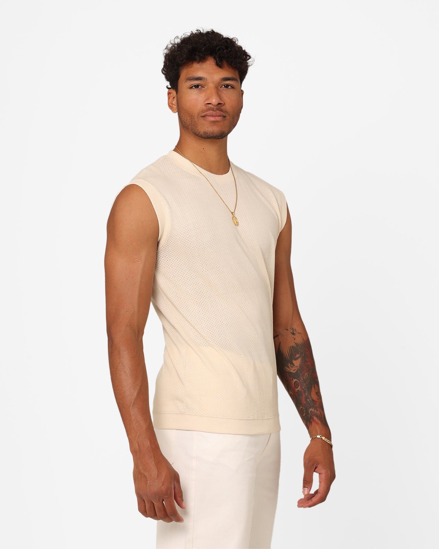 XXIII Nick Muscle Singlet Cream sold by Culture Kings product image thumbnail 5