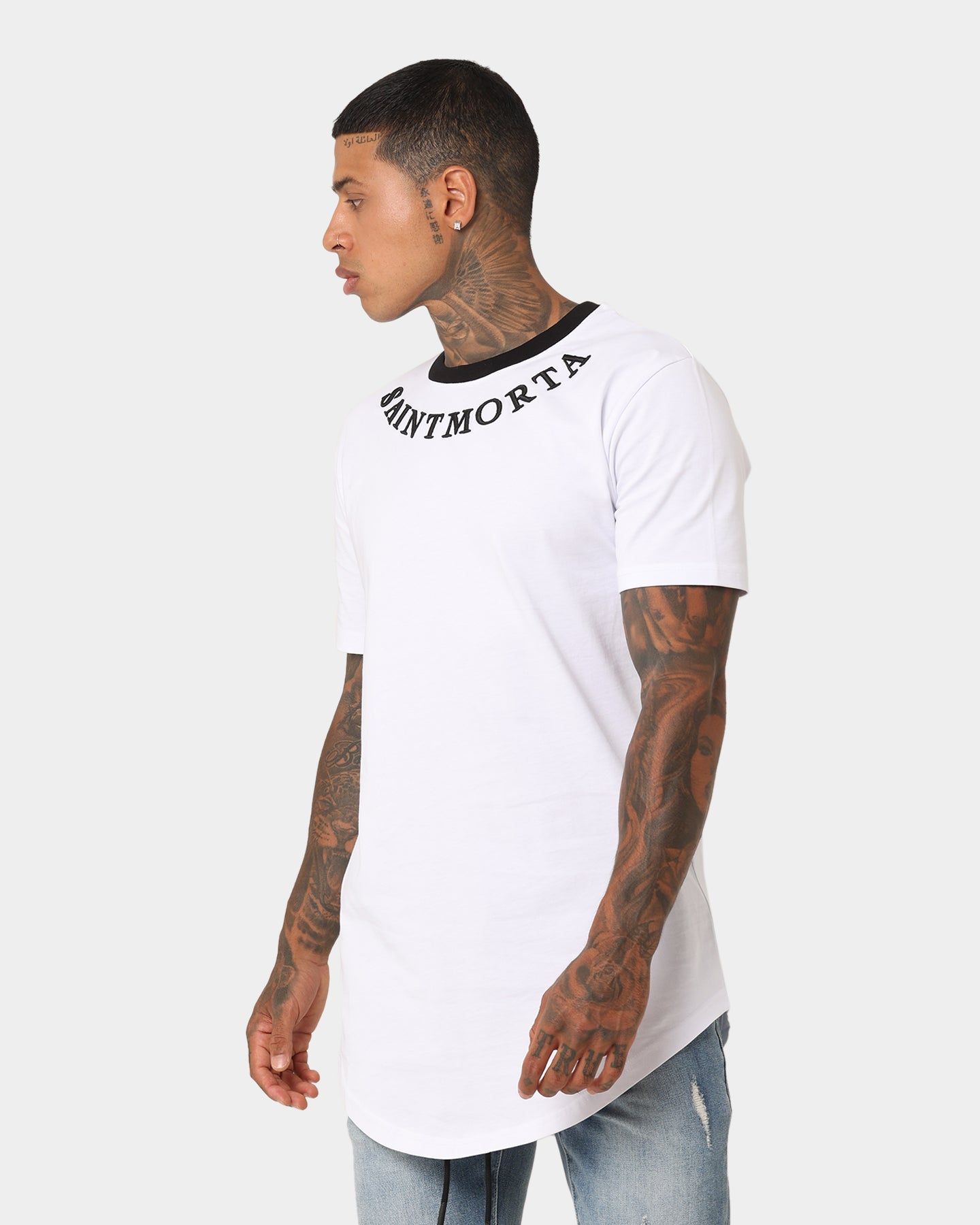 Saint Morta Sparta T-Shirt White/Black sold by Culture Kings product image thumbnail 6