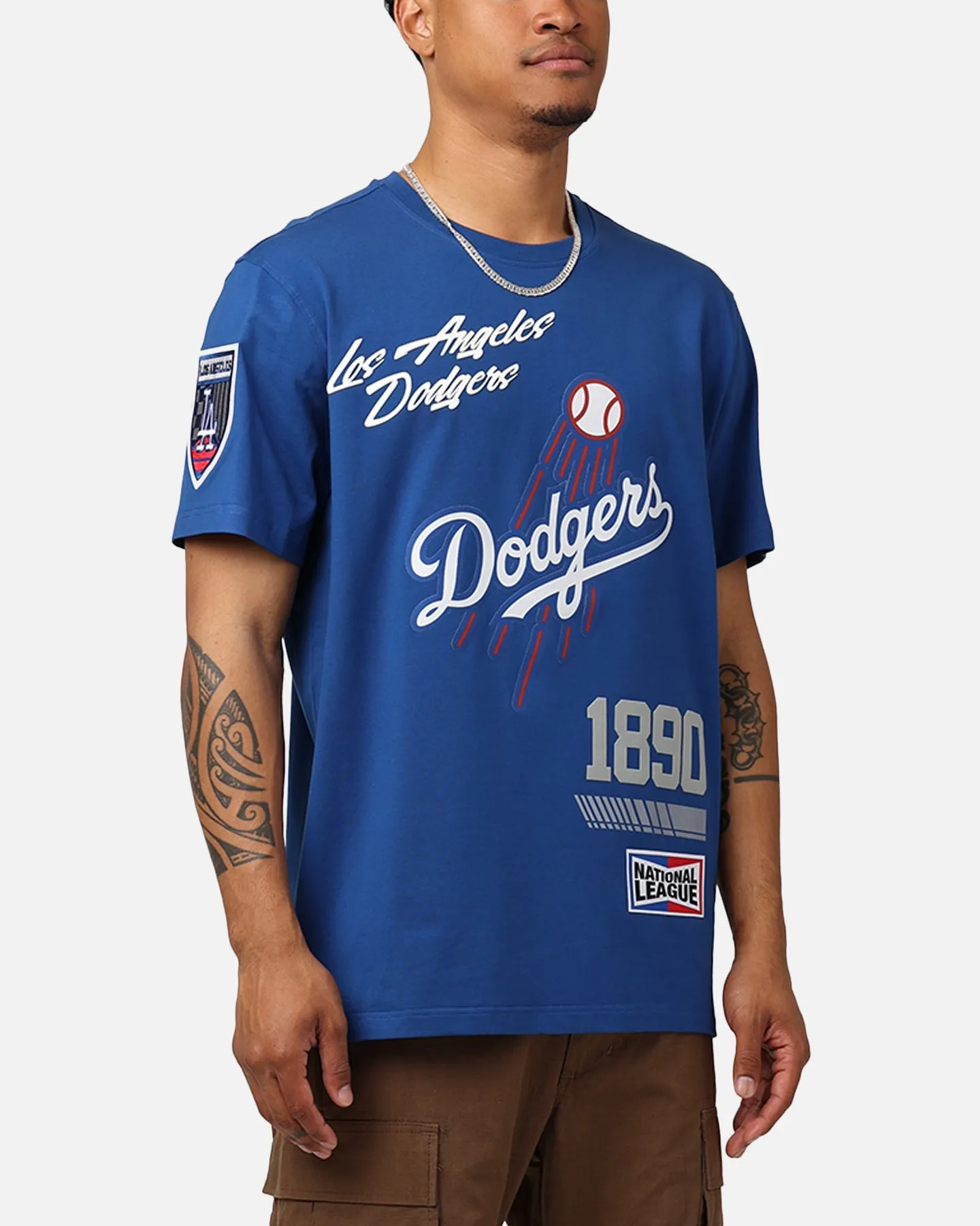 Pro Standard Los Angeles Dodgers Fast Lane SJ T-Shirt Dodger Blue sold by Culture Kings product image thumbnail 5