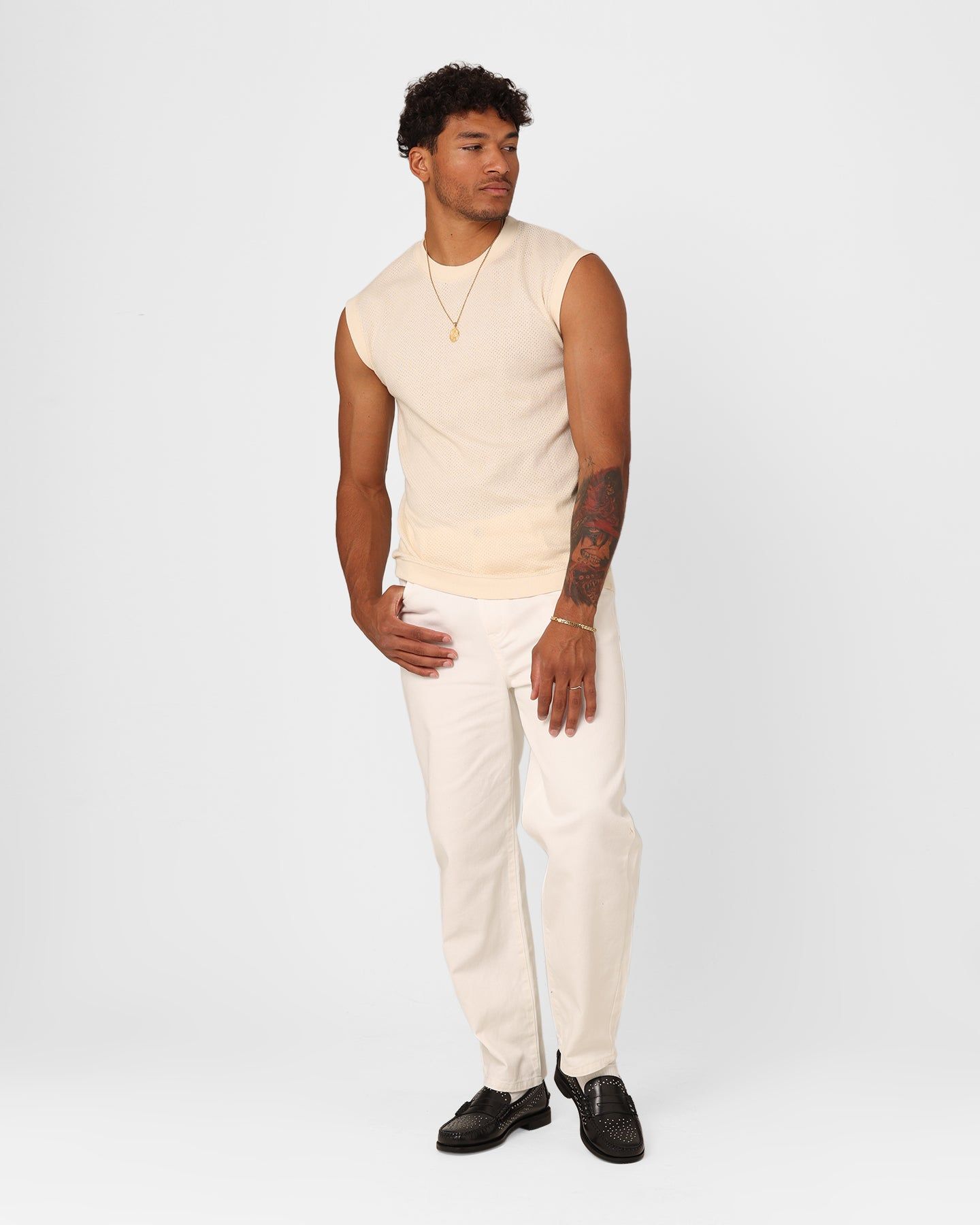XXIII Nick Muscle Singlet Cream sold by Culture Kings product image thumbnail 2