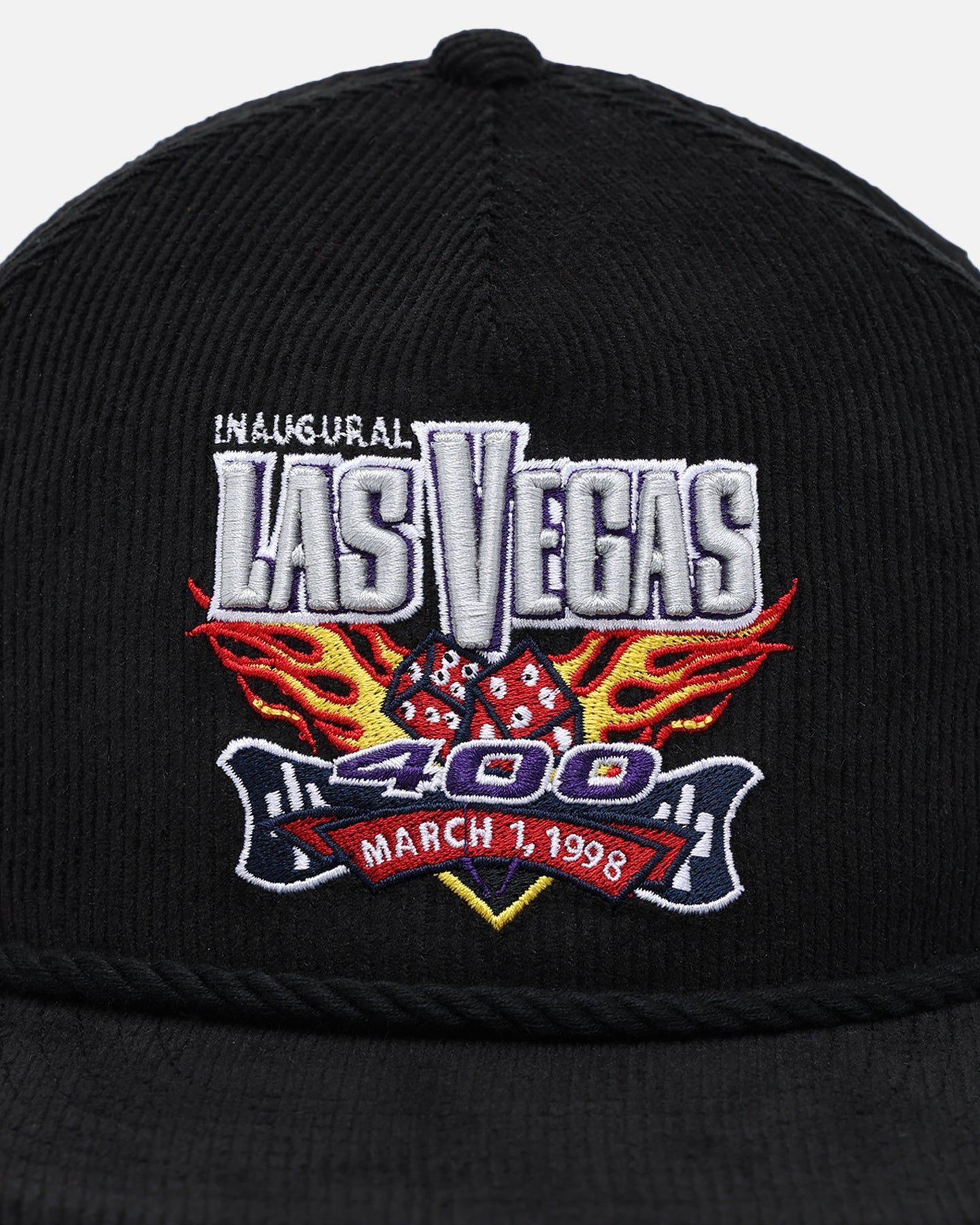 New Era Nascar Las Vegas 'Nascar Sponsor Golfer Collection' Corduroy Golfer Snapback Black sold by Culture Kings product image thumbnail 5