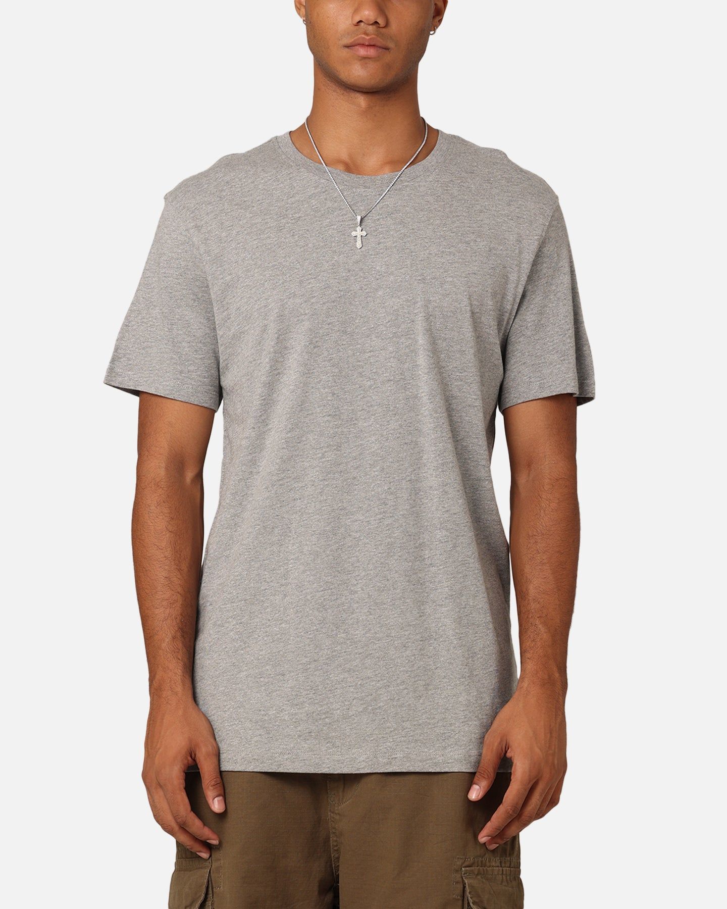 Goat Crew Blank T-Shirt Grey Heather sold by Culture Kings