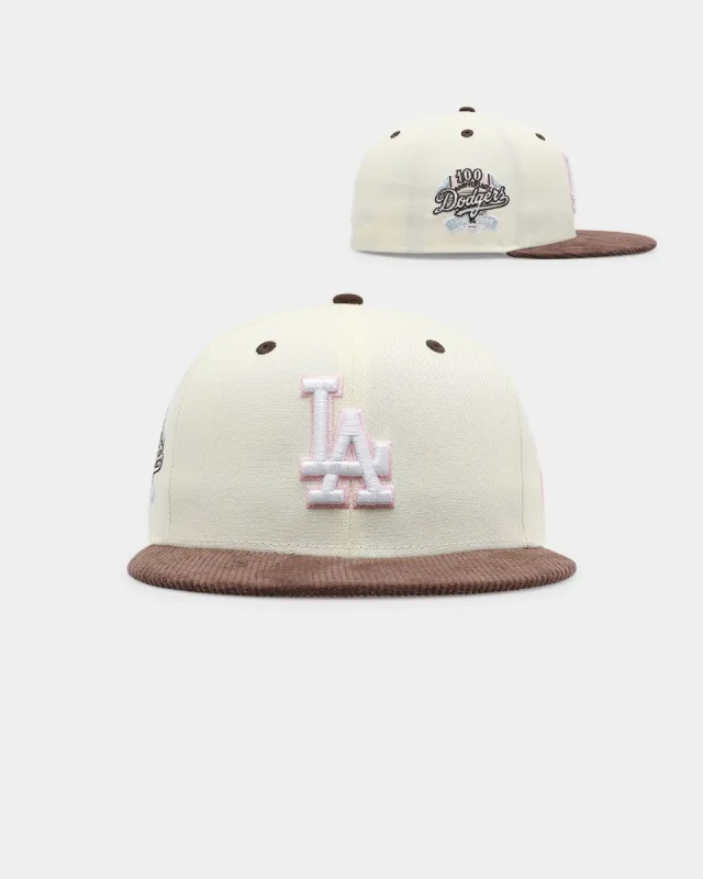 New Era Los Angeles Dodgers 'Neapolitan Ice Cream' 59FIFTY Fitted Chrome White sold by Culture Kings