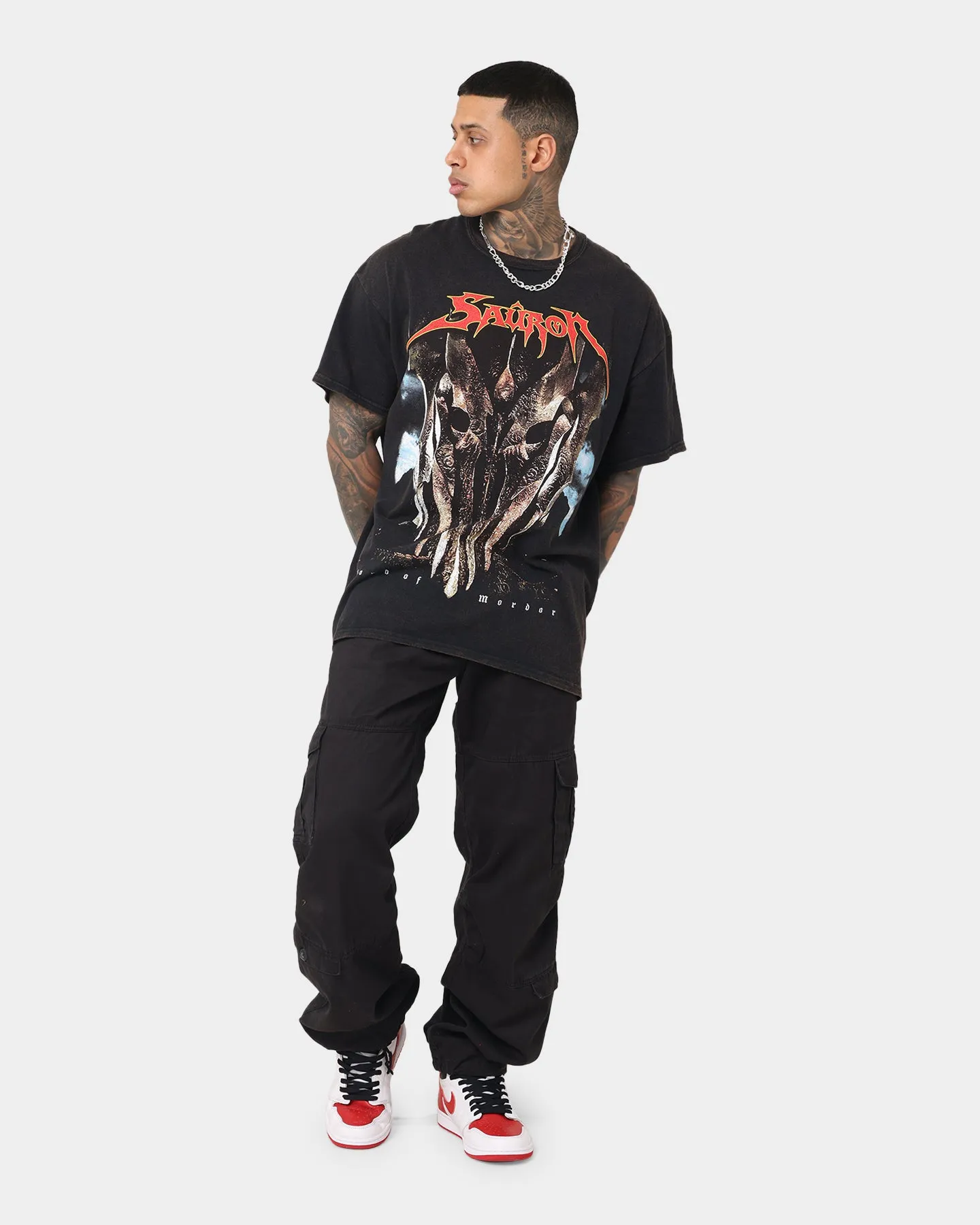 American Thrift X The Lord Of The Rings Sauron Vintage T-Shirt Black Wash sold by Culture Kings product image thumbnail 3