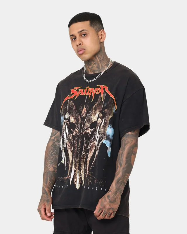 American Thrift X The Lord Of The Rings Sauron Vintage T-Shirt Black Wash sold by Culture Kings
