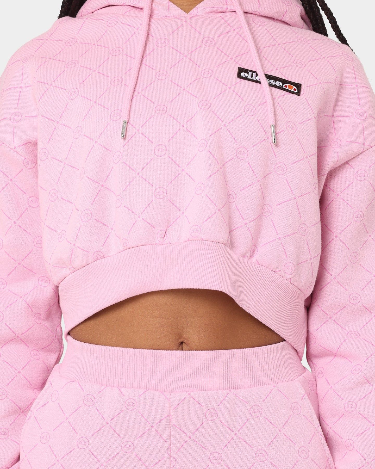 Ellesse Women's Marinell Crop Hoodie Light Pink sold by Culture Kings product image thumbnail 3