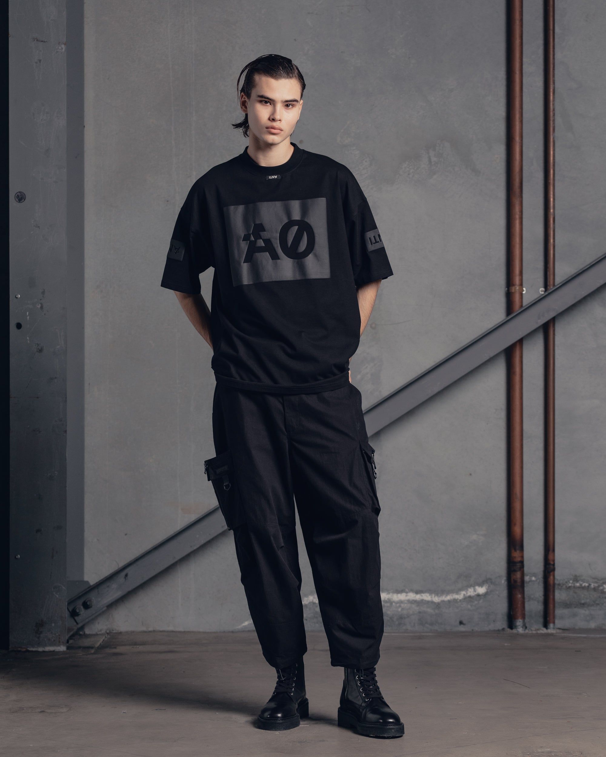 The Anti Order Oversized Box T-Shirt Black/Black sold by Culture Kings product image thumbnail 3