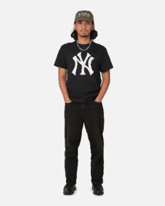 Majestic Athletic New York Yankees Core Logo T-Shirt Black sold by Culture Kings