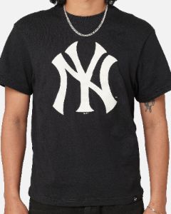 Majestic Athletic New York Yankees Core Logo T-Shirt Black sold by Culture Kings