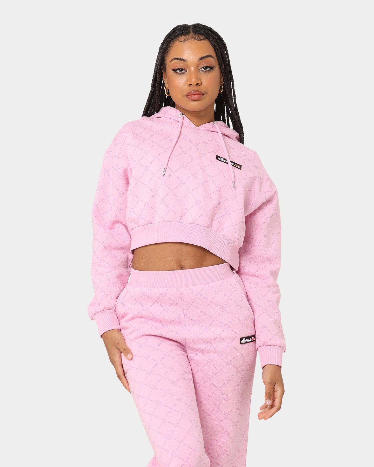 Ellesse Women's Marinell Crop Hoodie Light Pink sold by Culture Kings