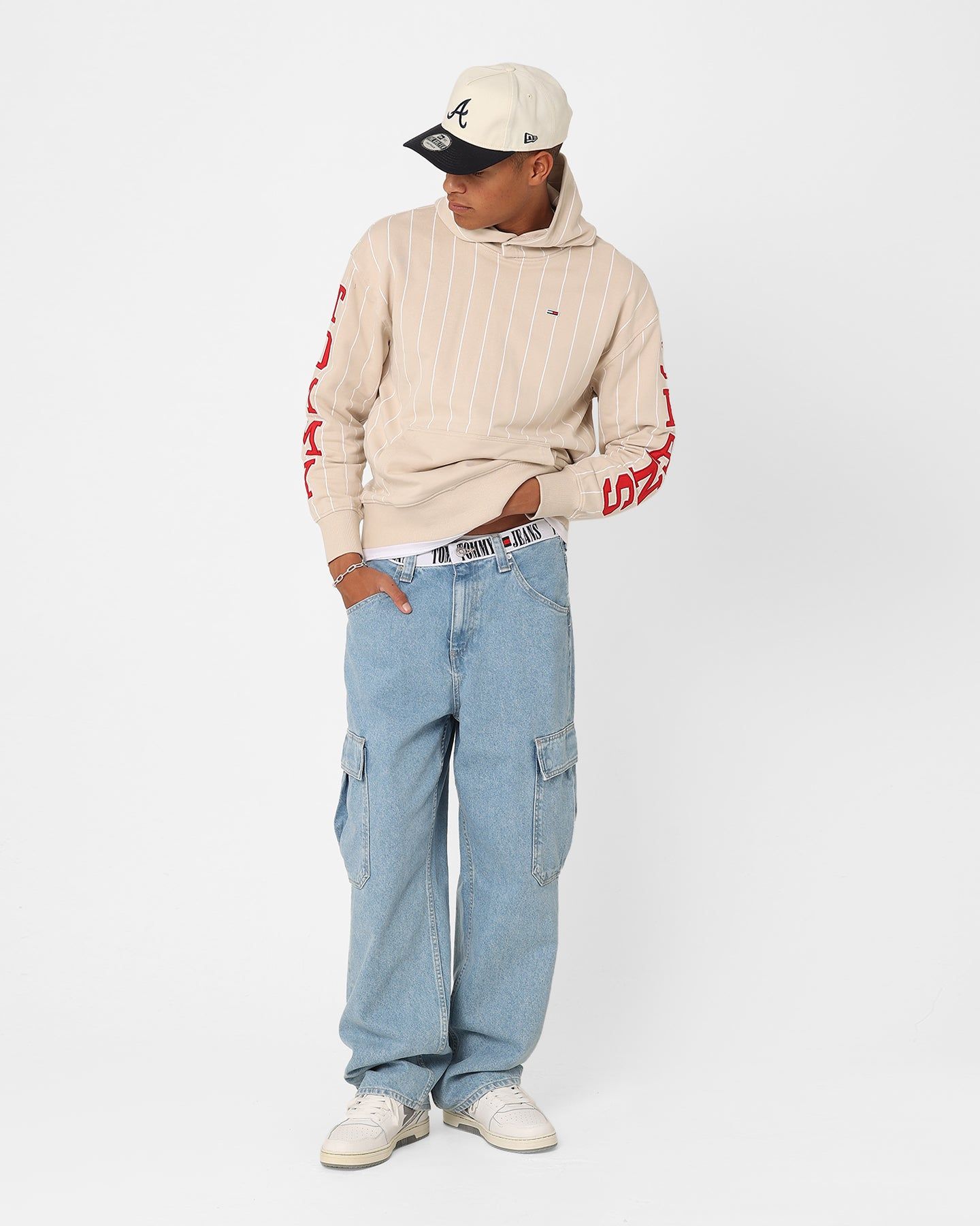 Tommy Jeans Aiden Baggy Cargo Jeans Denim Light sold by Culture Kings product image thumbnail 2