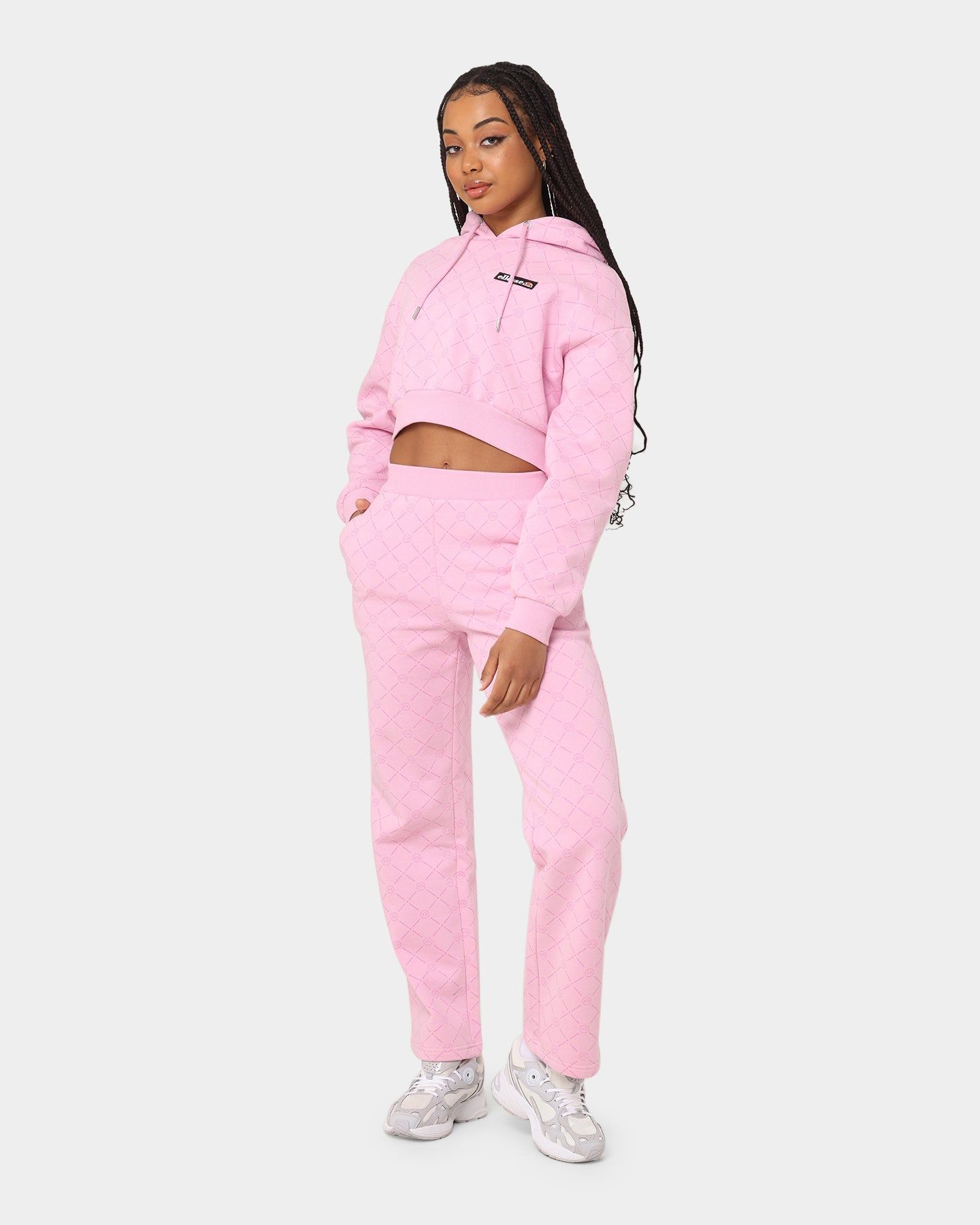 Ellesse Women's Marinell Crop Hoodie Light Pink sold by Culture Kings product image thumbnail 2
