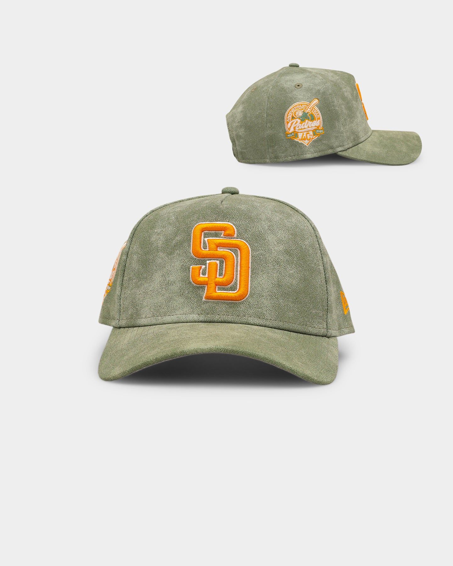 New Era San Diego Padres 'Vintage Green' 9FORTY A-Frame Snapback Vintage Green sold by Culture Kings