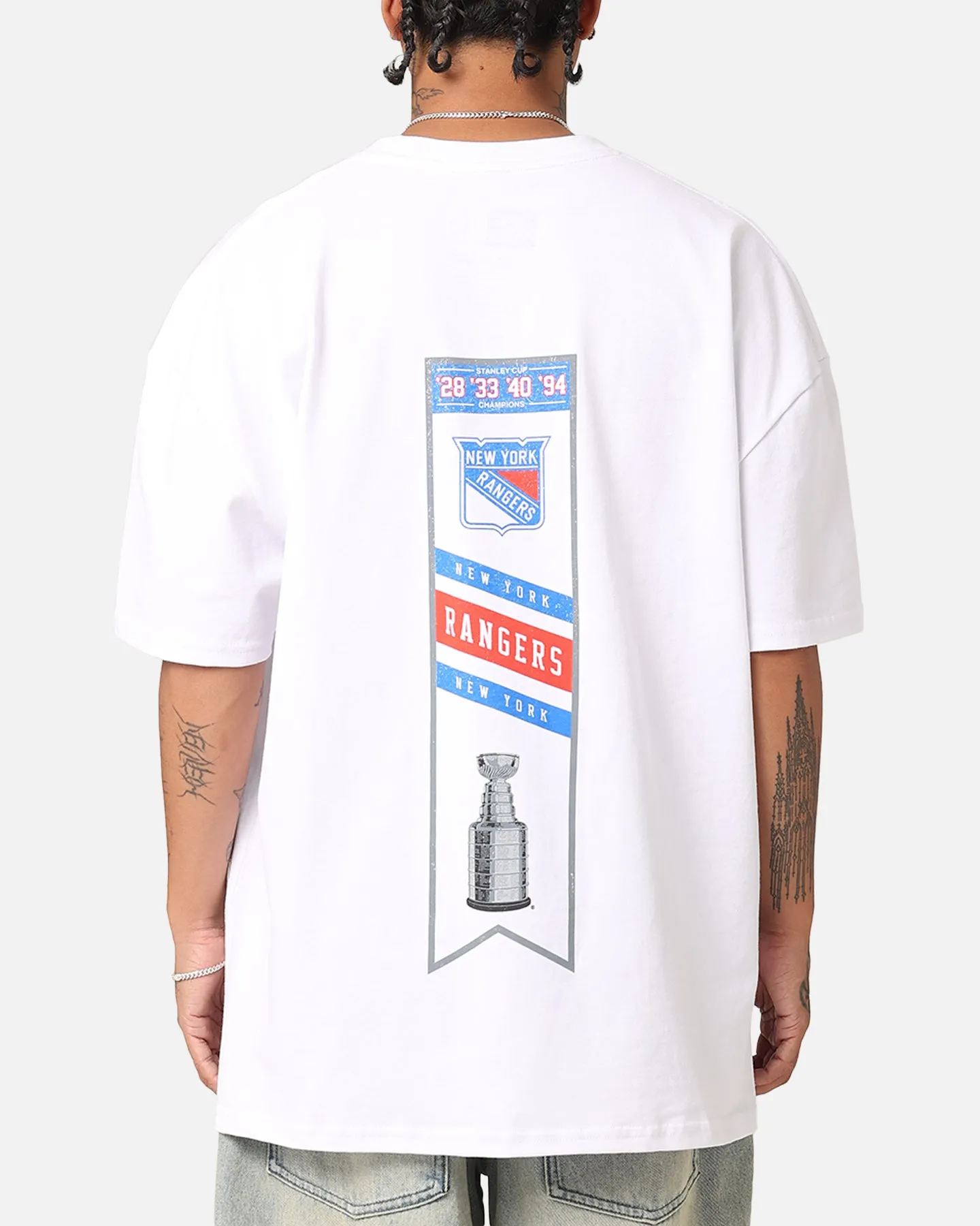 Culture Kings New York Rangers 1994 Cup Heavyweight T-Shirt White sold by Culture Kings product image thumbnail 3