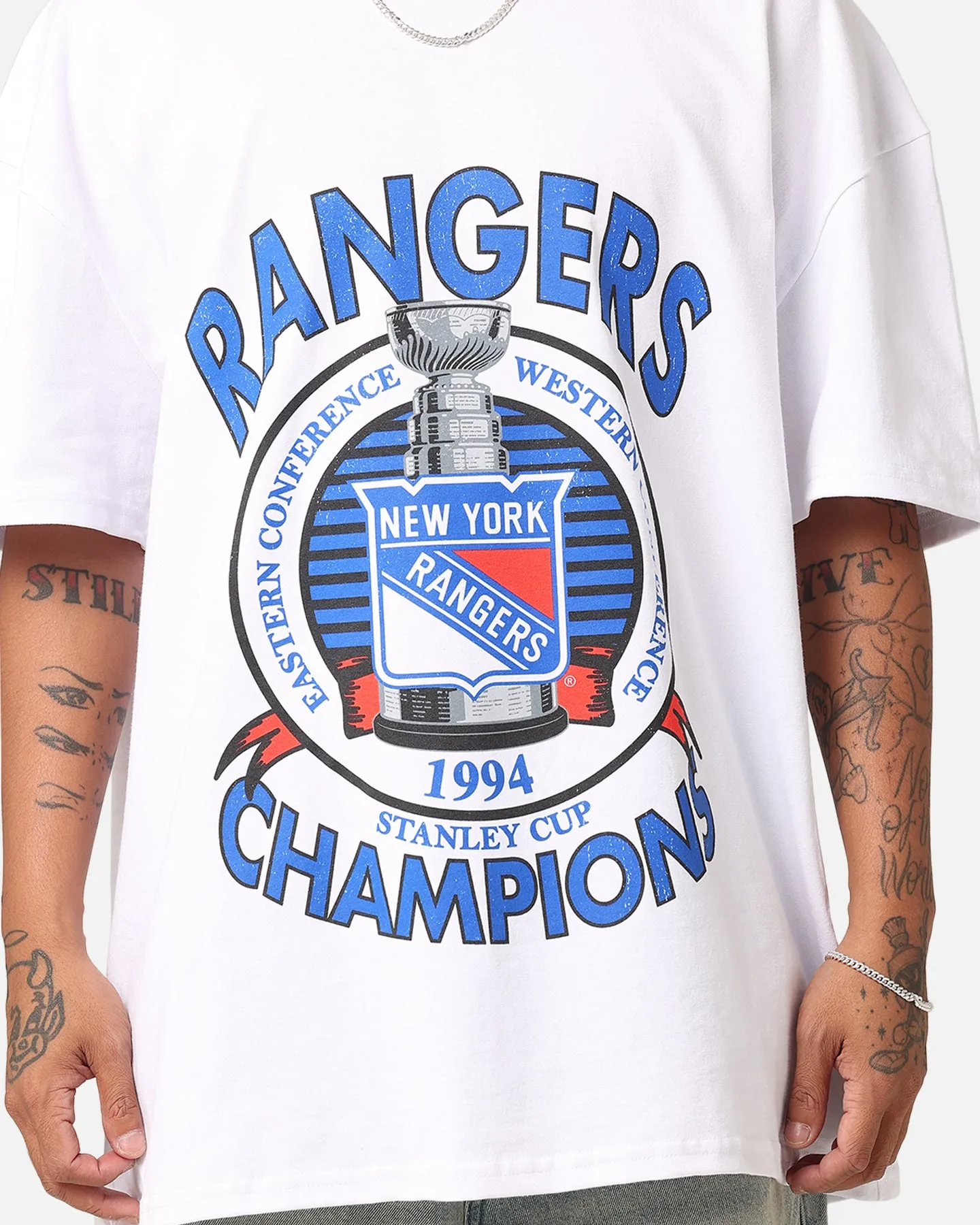 Culture Kings New York Rangers 1994 Cup Heavyweight T-Shirt White sold by Culture Kings product image thumbnail 4
