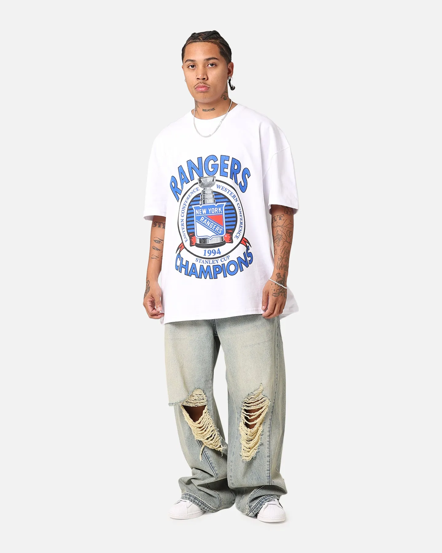 Culture Kings New York Rangers 1994 Cup Heavyweight T-Shirt White sold by Culture Kings product image thumbnail 2