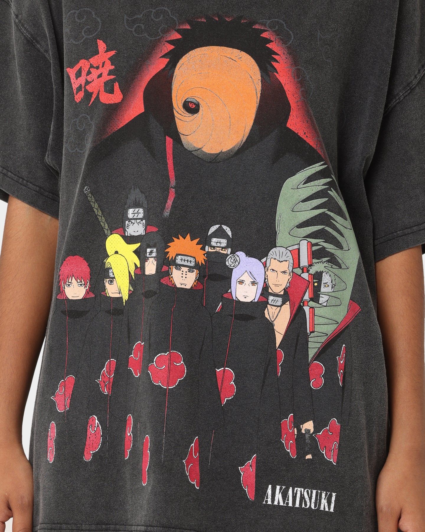 Goat Crew X Naruto Akatsuki Organic Heavyweight Vintage T-Shirt Vintage Black sold by Culture Kings product image thumbnail 4