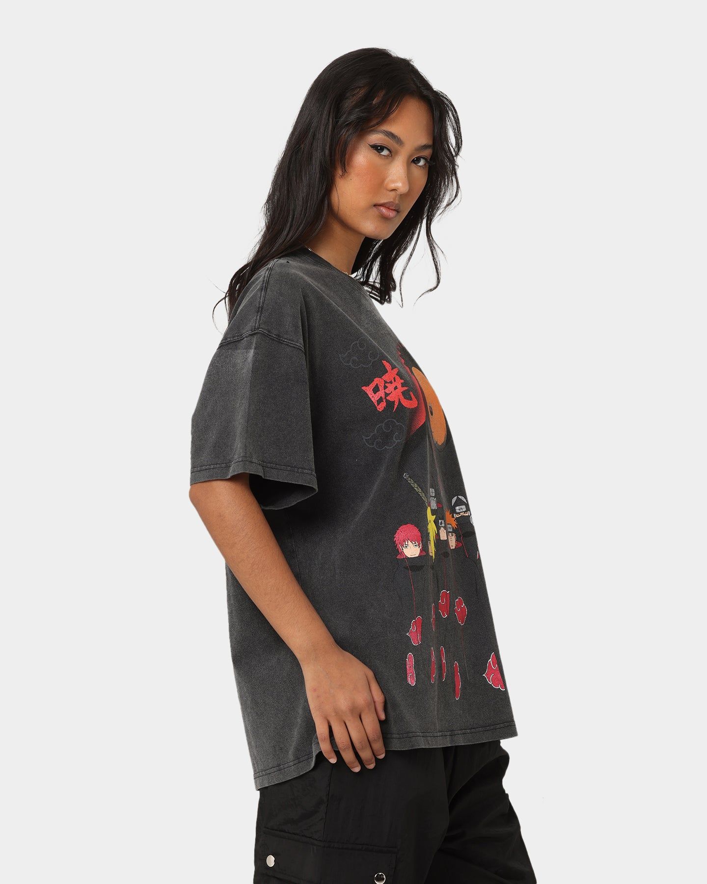 Goat Crew X Naruto Akatsuki Organic Heavyweight Vintage T-Shirt Vintage Black sold by Culture Kings product image thumbnail 6