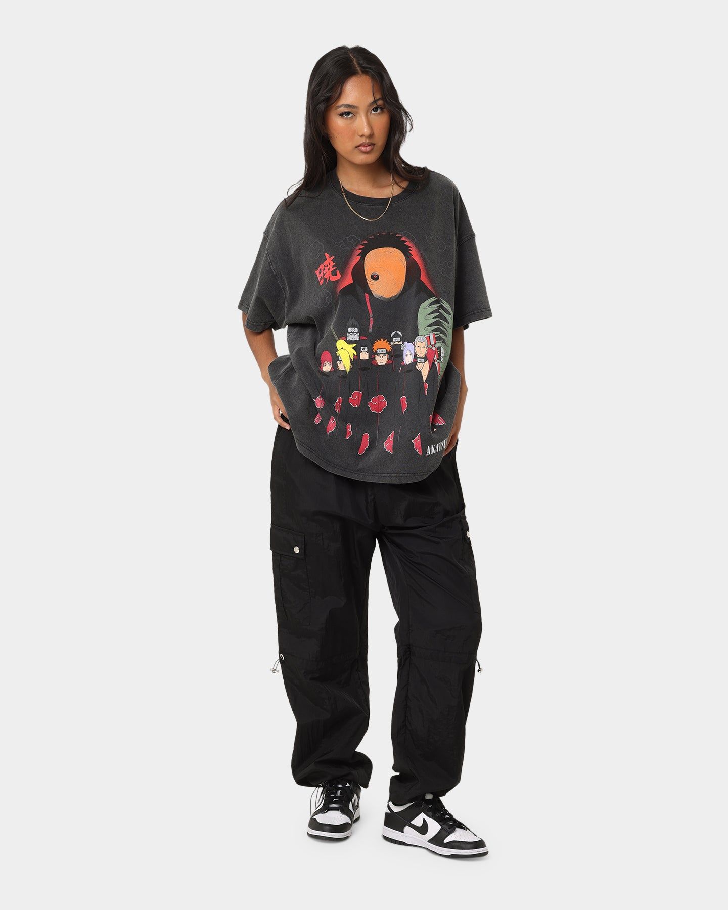 Goat Crew X Naruto Akatsuki Organic Heavyweight Vintage T-Shirt Vintage Black sold by Culture Kings product image thumbnail 3