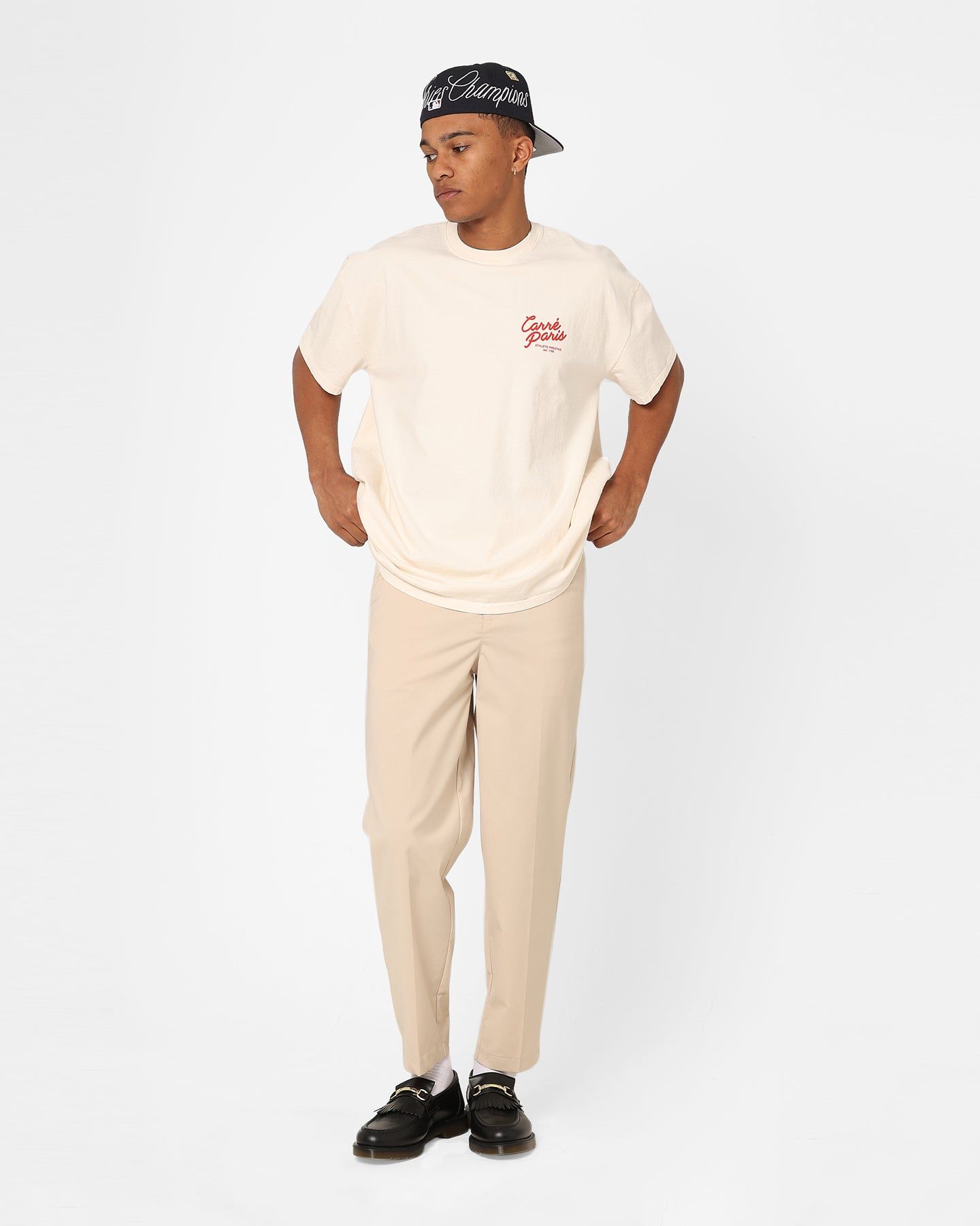 Carre Script T-Shirt Off White sold by Culture Kings product image thumbnail 8
