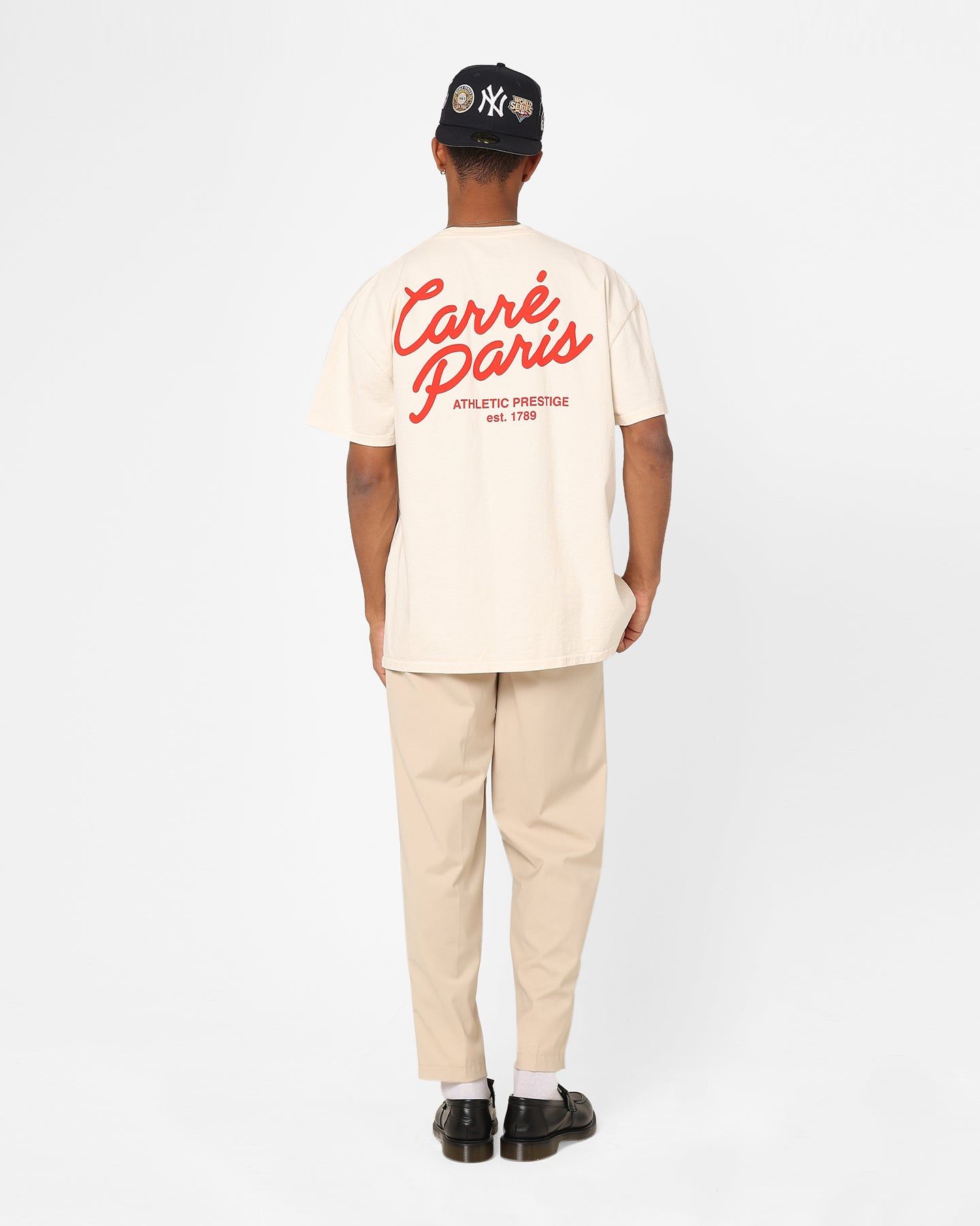 Carre Script T-Shirt Off White sold by Culture Kings product image thumbnail 3