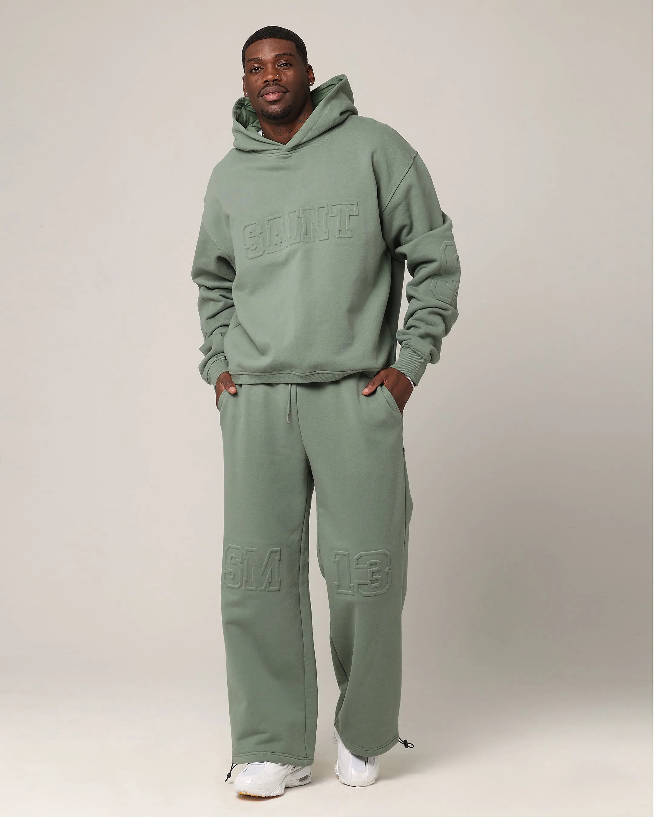 Saint Morta Unity Trackpant Moss Green sold by Culture Kings product image thumbnail 2