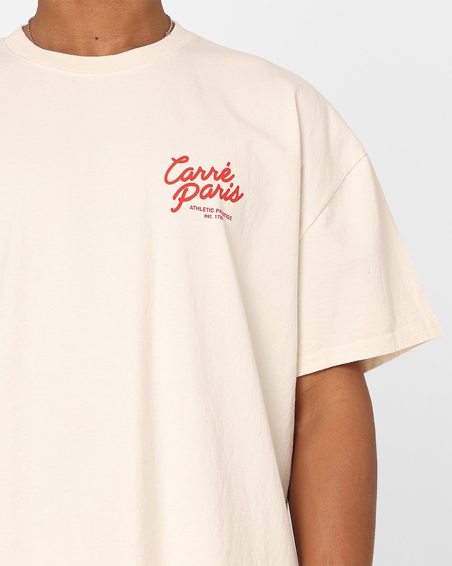 Carre Script T-Shirt Off White sold by Culture Kings product image thumbnail 5