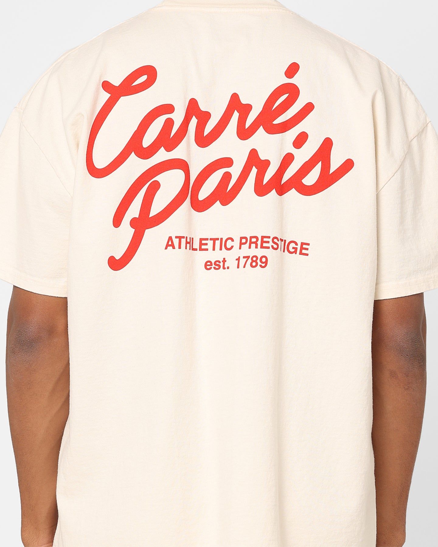 Carre Script T-Shirt Off White sold by Culture Kings product image thumbnail 4