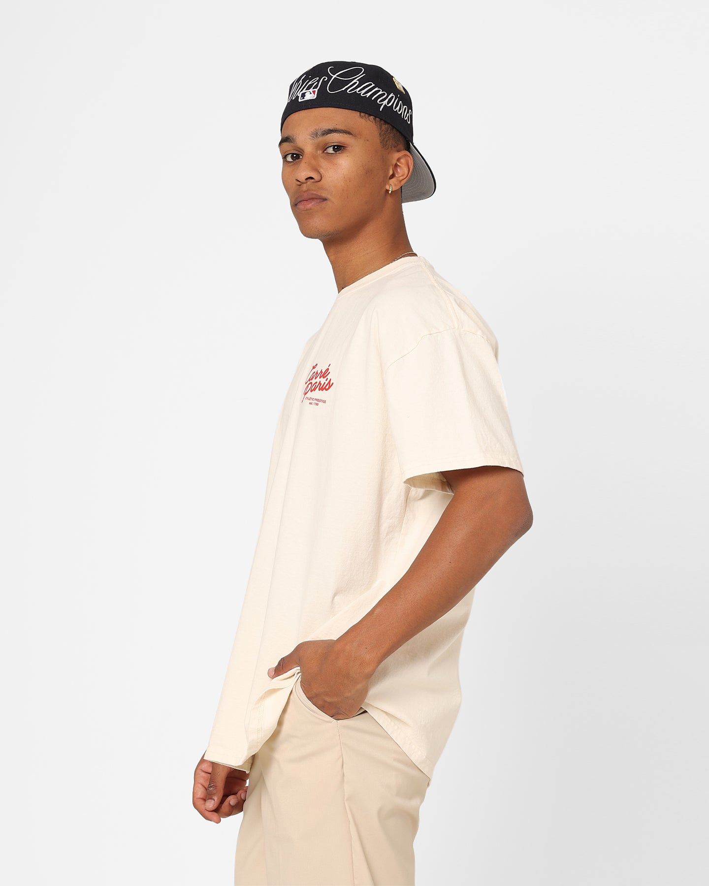 Carre Script T-Shirt Off White sold by Culture Kings product image thumbnail 7
