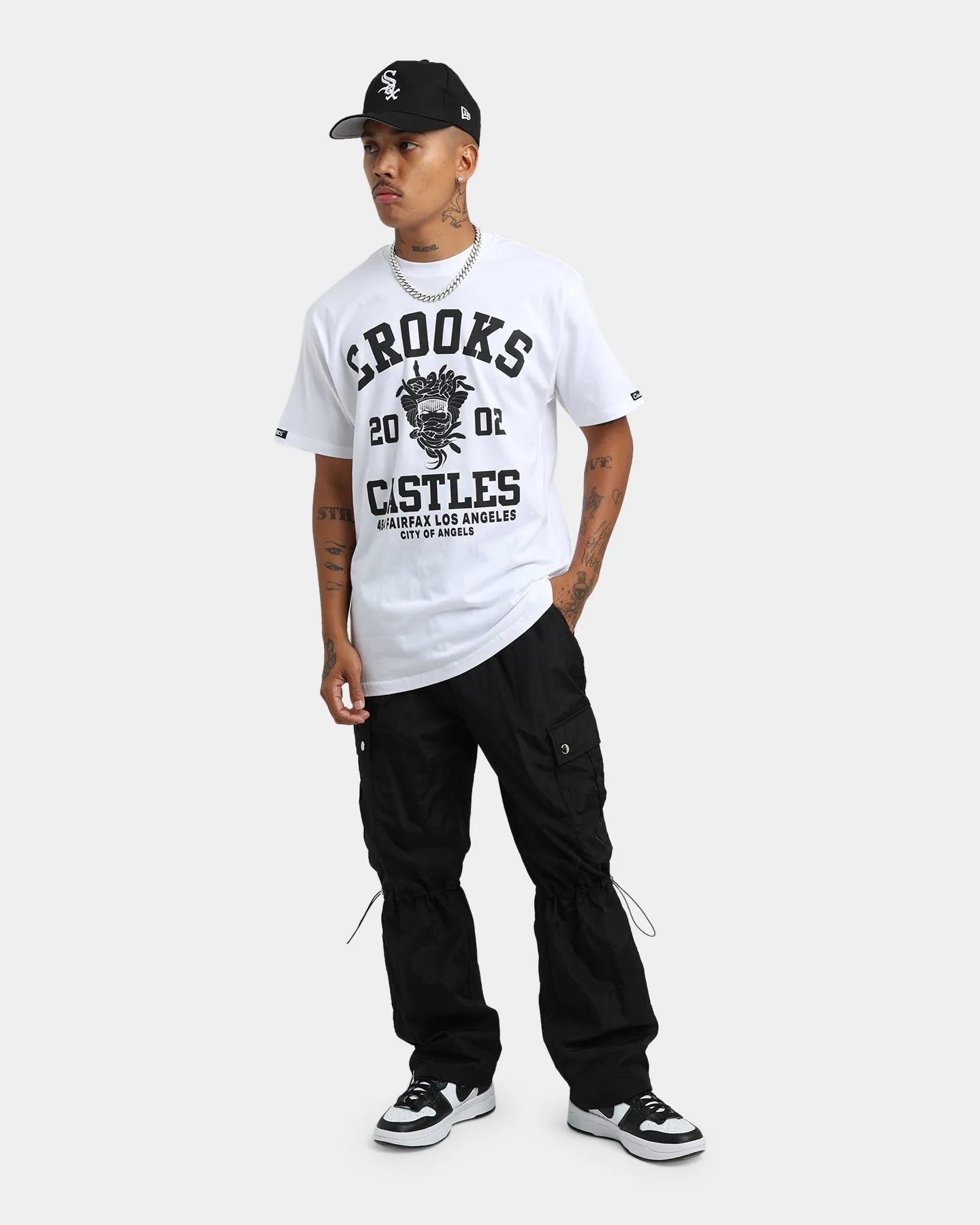 Crooks & Castles Fairfax Varsity T-Shirt White sold by Culture Kings product image thumbnail 2